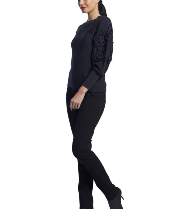 Alternative view of Cornelli Sleeve Fitted Jumper